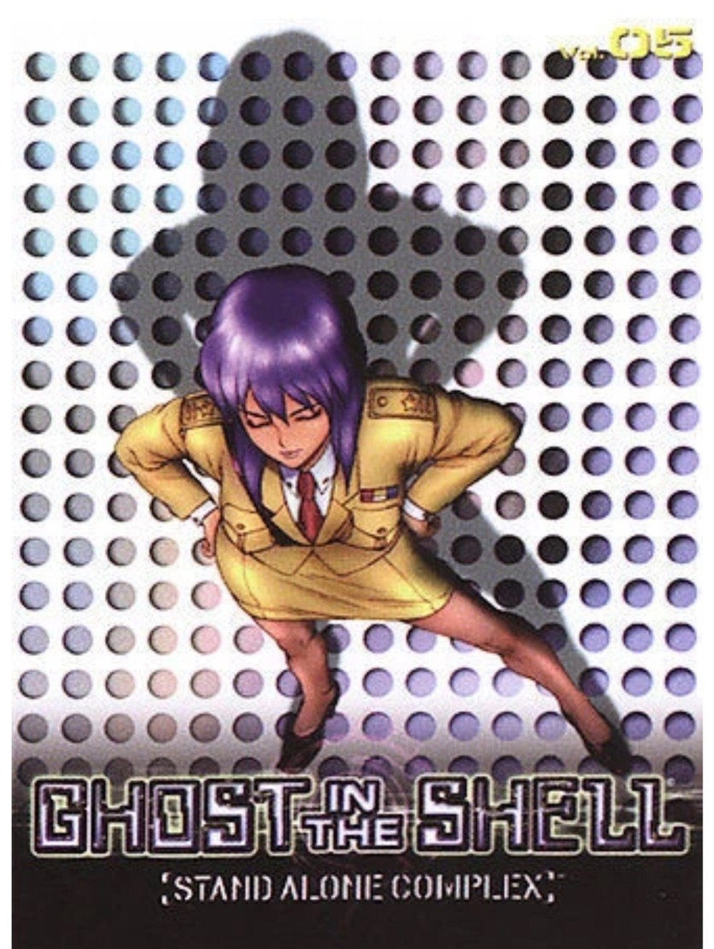 Ghost in the Shell Stand Alone Complex Vol 05 Anime DVD Motoko Kusanagi Sci-Fi